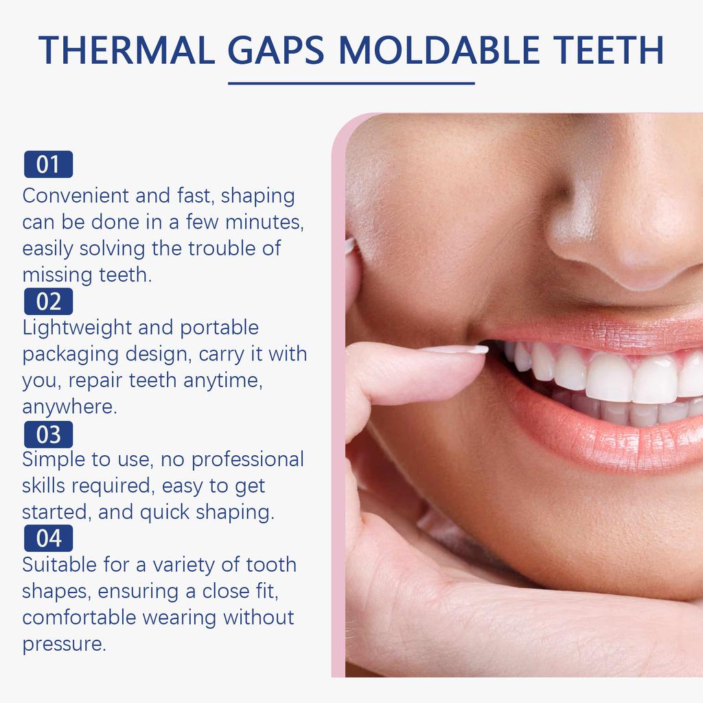 Resin Tooth Repair Glue Shapeable Teeth Gaps Filling Solid Glue Temporary Tooth Repair Safe DIY Emergency Dental Supplies 2028