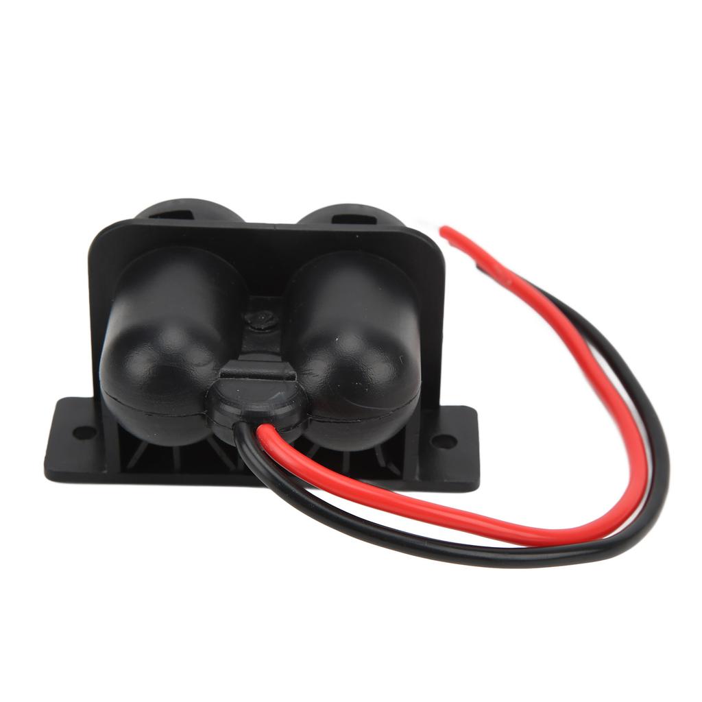 Dual Hole Cigarette Lighter Socket with 20cm Cable 12V 120W 10A Output for Car Marine Truck ATV RV