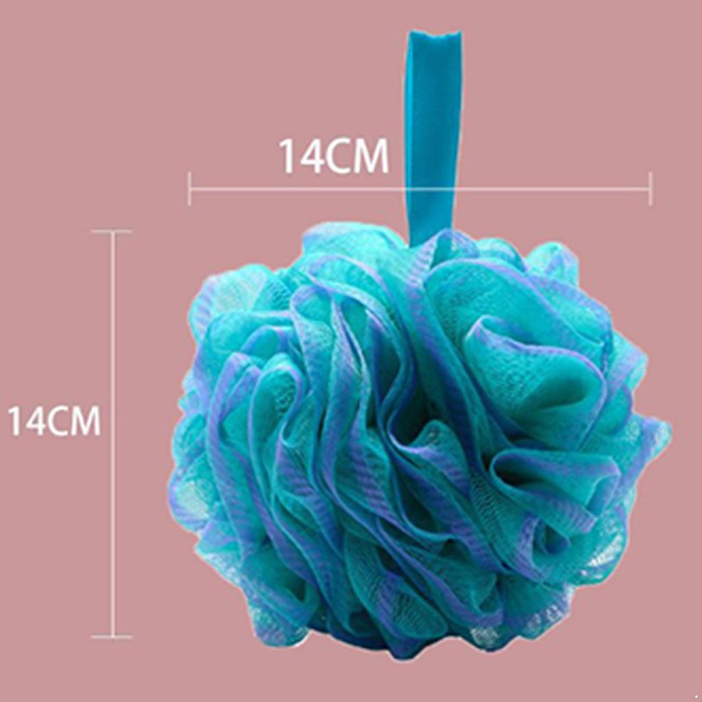 4Pcs Large Bath Sponges & Loofahs - Exfoliating Shower Scrubber for Body Cleansing, Women Men and Kids