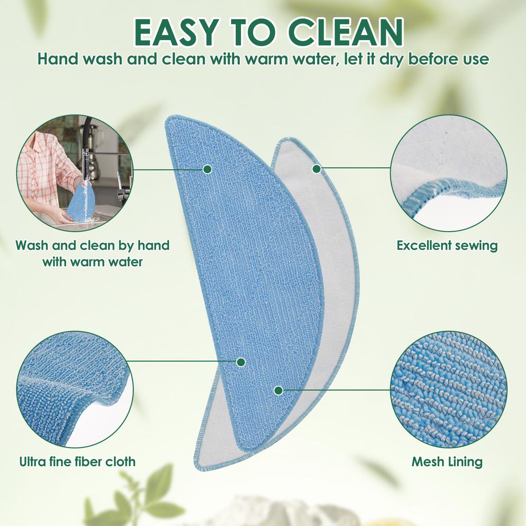 Cleaning Robot Accessories Compatible with iRobot Roomba Easy to Use and Clean Reusable Hepa Filter Replacement Parts for Home