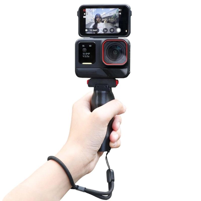 Supporto Antiurto a Rilascio Rapido Impugnatura Ergonomica Per Action Cam Angolo Multiplo Regolabile Stabilizzatore Leggero