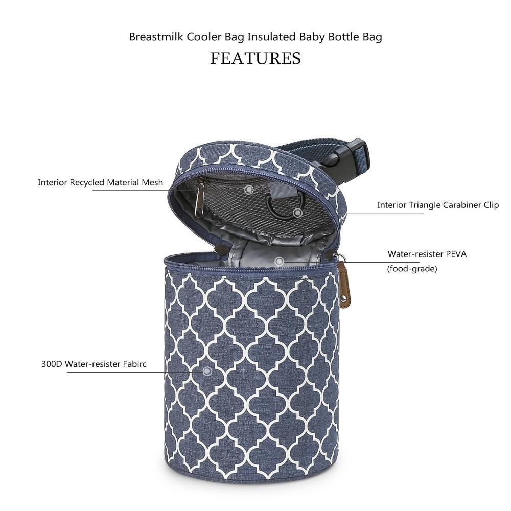 Thermal Insulation Stroller Hanging Bag Waterproof Nursing Mom Bag Baby Bottle Bag Daycare