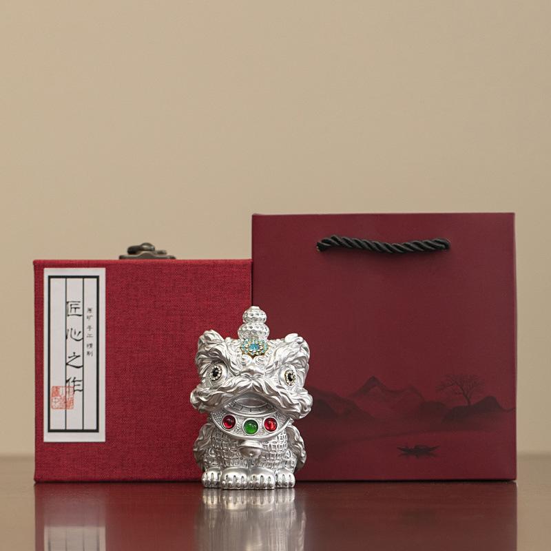 

Creative Lion Dance Souvenir Gift - National Culture-Themed Business Appreciation Event