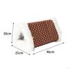 2 in 1 Cat Warm House Pad Washable Soft Reversible Velvet Cushion Blanket Dog Tent Cave Pet Bed for