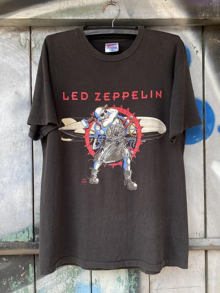 1993 Led Zeppelin Редкая Графическая Зимний Лагерь Группа Унисекс Футболка S-5XL Унисекс Футболка S