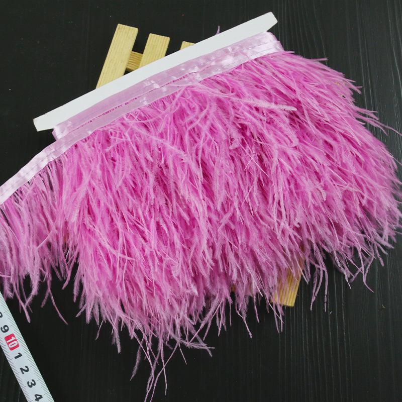8-10 Ostrich Feather Diy Handmade Jewelry Accessories Crafts Decorative Clothing Skirt Cuffs