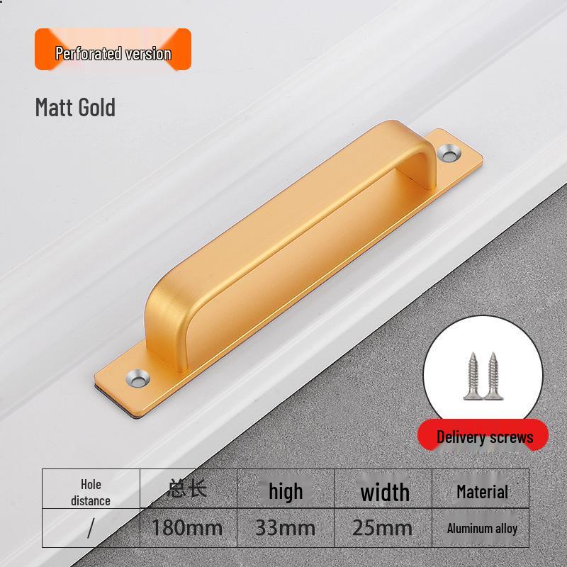 Self-Adhesive Door Pull Handle for Bathroom, Bedroom, or Sliding Doors
