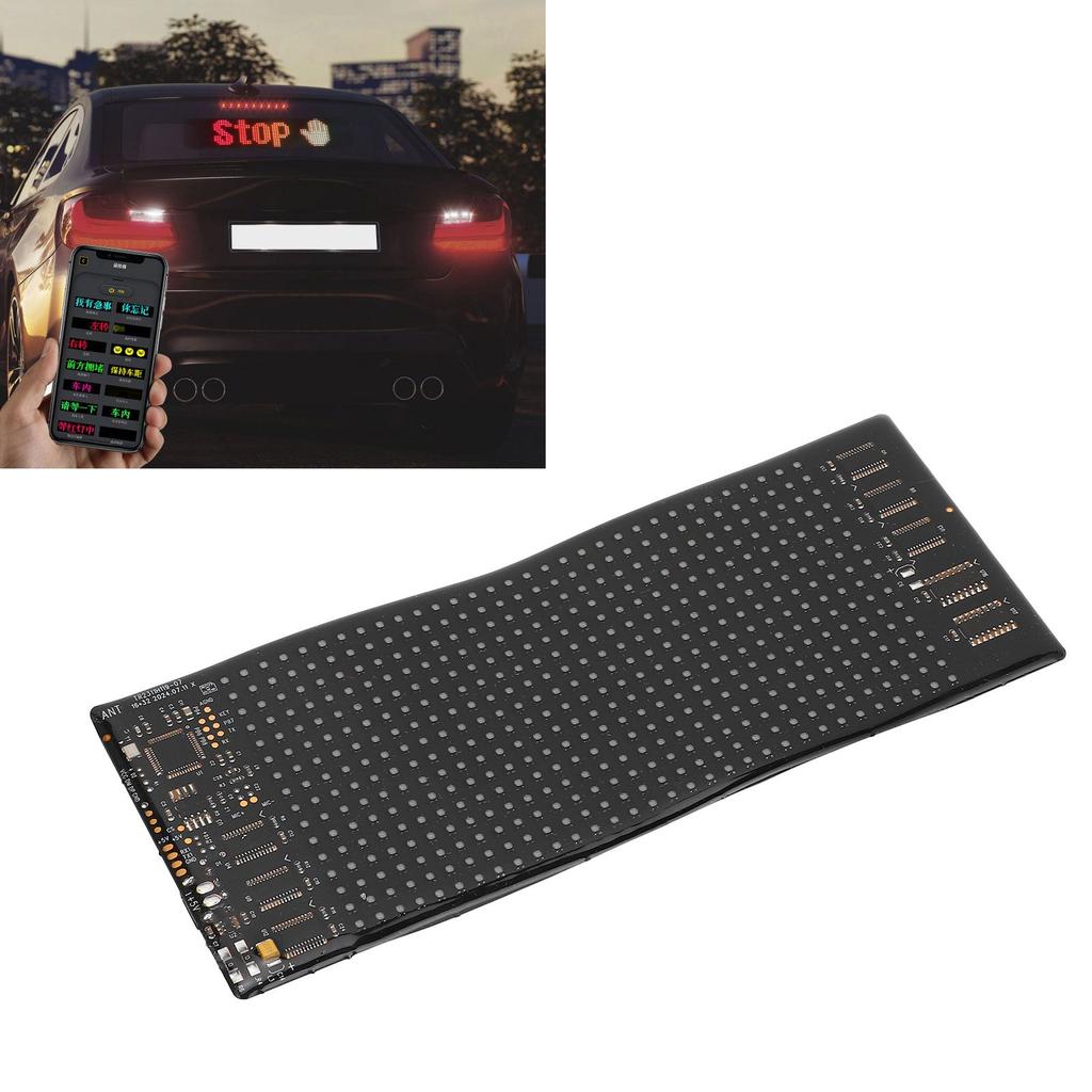 LED   Panel with RGB LED Beads Programmable LED Sign IP65 Water-Proof   APP Control for Wedding 6.8 x 2.8 Inch