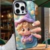 Phone Case: 2D Flat Design, Suitable for iPhone 18 17 16 15 14 13 Pro Protective Case, Little Wizard Doll, Perfect Holiday Gift for Christmas and Hall