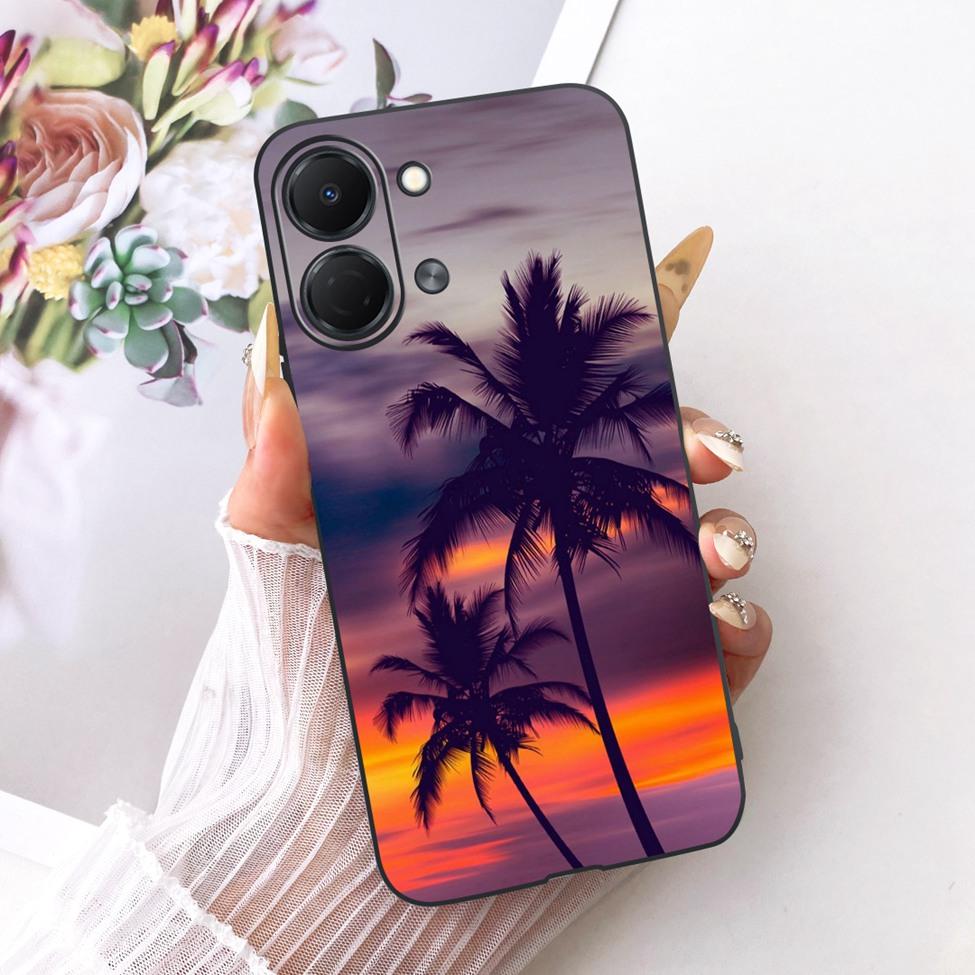 

For Tecno Spark Go3 KN3 Phone Case For Tecno Spark Go 3 Cover Fashion Butterfly Cute Cat Cool Painted Soft Casing Spark Go 3 KN3
