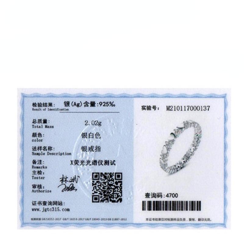 Tancise Classic 925 Sterling Silver  Zircon Ring Ladies Jewelry Wedding Promise Party Gift