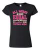 Junior All Moms Are Created Equal Football Mom Sports Novelty T-Shirt Tee Unisex T-Shirt