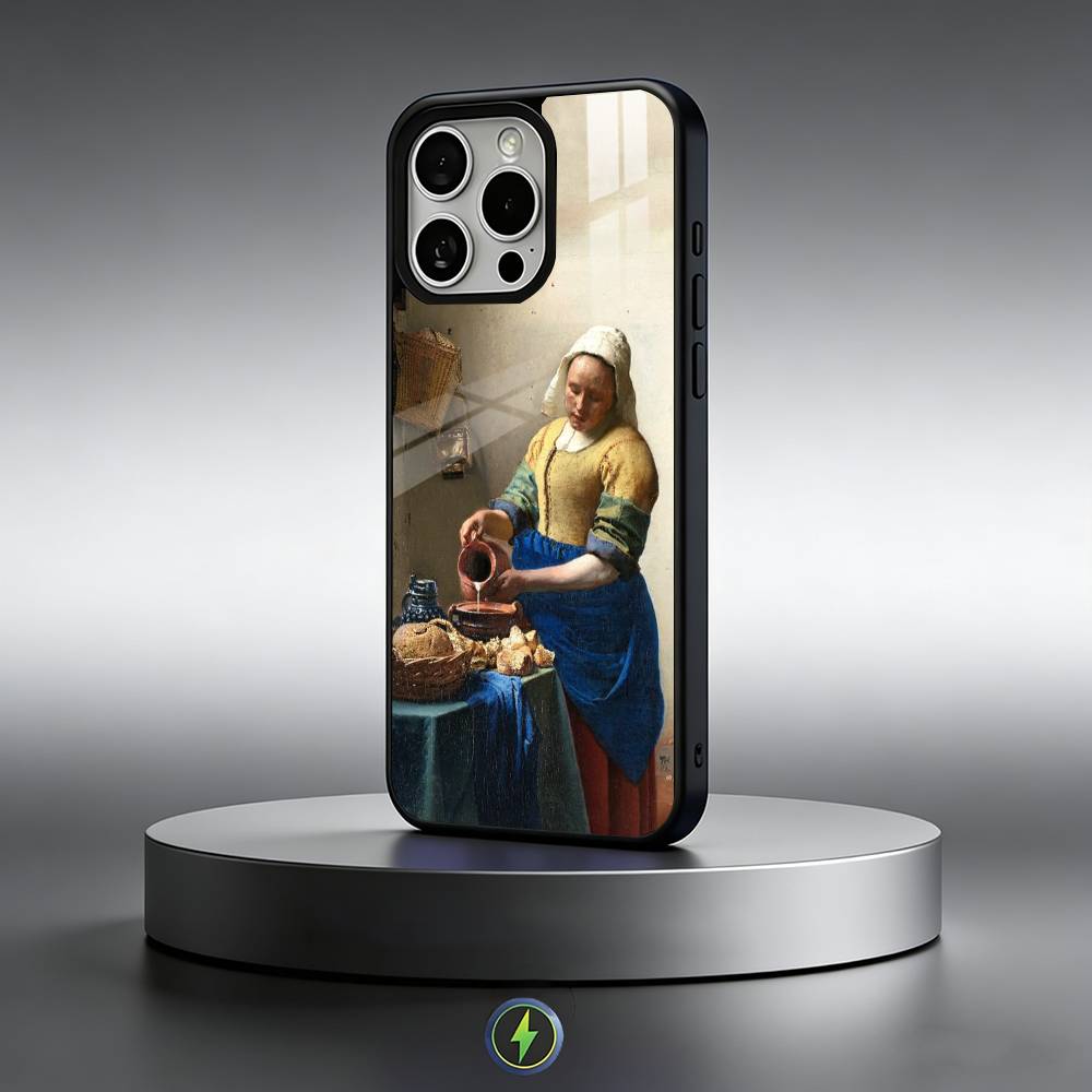 

Johannes Vermeer Art Phone Case For iPhone17,16,15,14,13,12,11 Plus,Pro Max Magnetic For Magsafe Wireless Charging iPhone16PRO