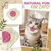 Natural Loofah Cat Toy for Scratching and Chewing Durable Pet Self-Entertainment Interactive Catnip Toy for Dental Health and Play