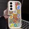 Phone Case for Samsung Galaxy S26 S25 Ultra S24 FE Italian Sicilian Style Floral Pattern Shell S23 Plus S22 + S21 S20 5G Soft Si