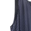 Brooks Brothers 90s Old Dot Pattern No Sleeve One Piece 6 Navy Polka Dot Women Used
