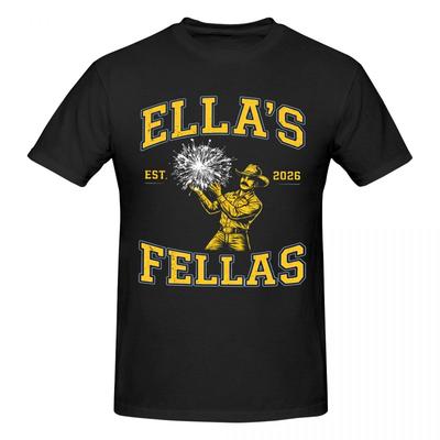 Unisex Ella Langley Ellas Fellas Fun T Shirt Streetwear Cotton Shirt Unisex