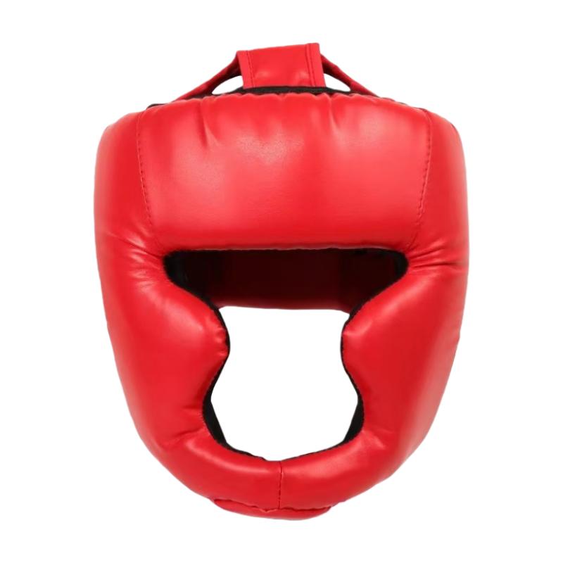 Oem Adult Children Boxing Helmet Protective Gear for Sanda Muay Thai Kickboxing Tyraining With Thickened Head Armor Cover красный