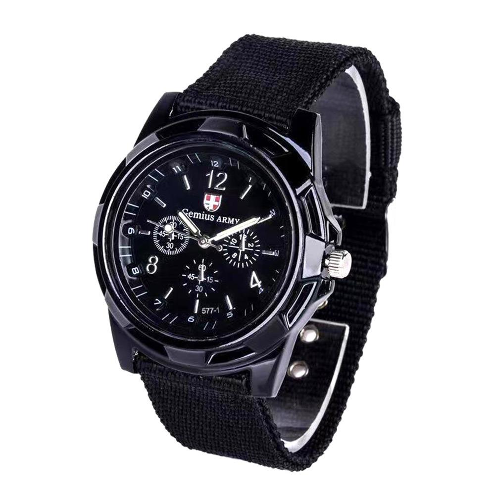 Nylon Band Gemius Swift Watch Nylon Braided Strap Quartz Watch Sports Watch Sports Activities чёрный