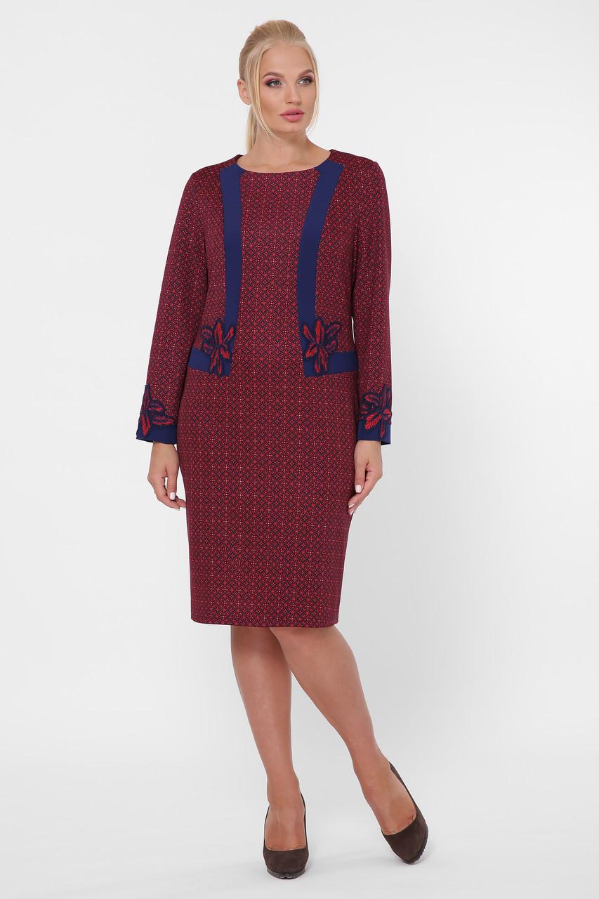 

Сукня Muar Донна 6XL бордовий