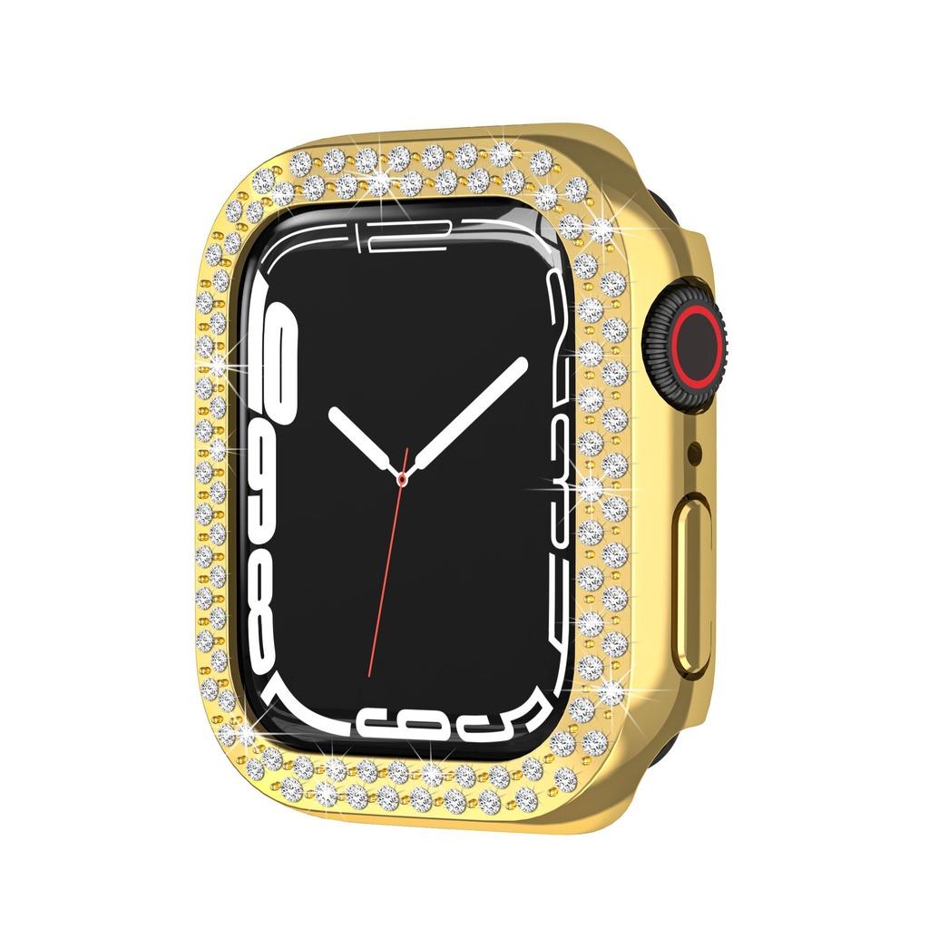 Case Cover Diamond Shell For Apple Iwatch Series 7 Gen 4145mm Protective Bumper