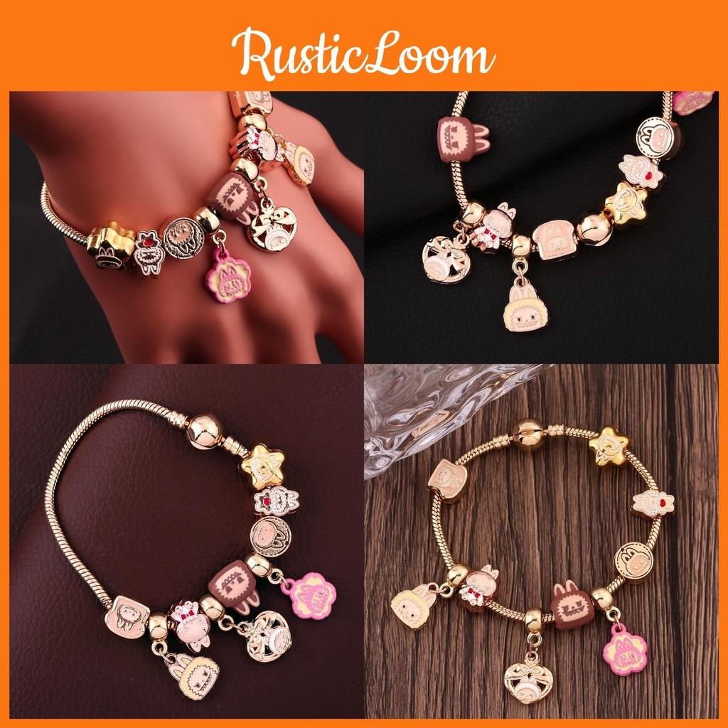 Bead Cartoon Bracelet Kit Alloy Components Gift Giving  Creative Crafting