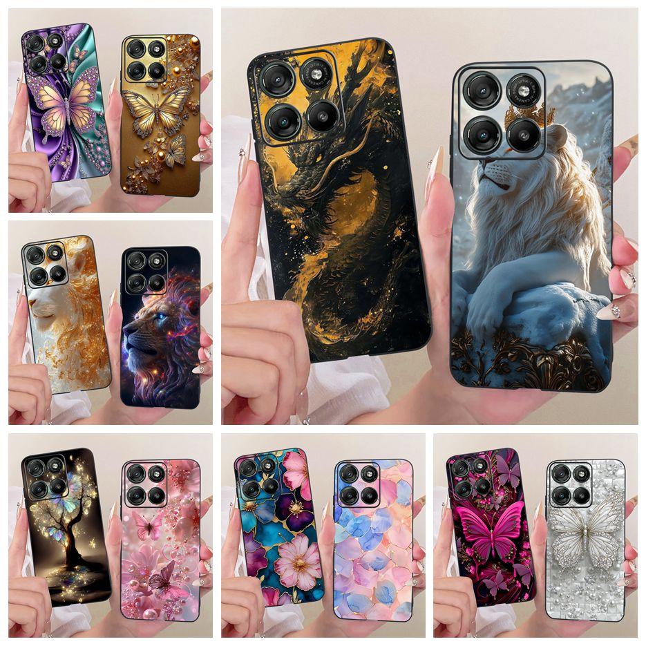 For Motorola Moto G67 Case XT2621-4 Cool Lion Dragon Painted Cover Soft TPU Phone Case For Motorola G77 MotoG67 MotoG77 5G Shell