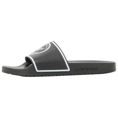 EA Round Toe Slip On Slide Slippers Men Black XJPM14XN870A120