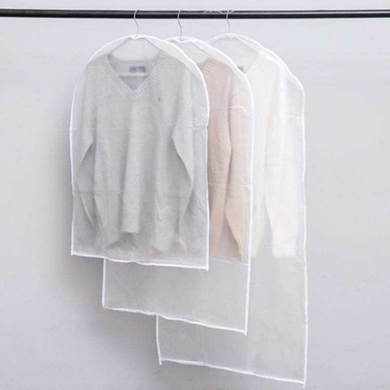 Şeffaf Toz Kapağı Giysi Saklama Çantası Dolap Asılı Organizatör Konfeksiyon Çanta Ev Organizatör