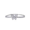 Exquisite Fashion Light Luxury Butterfly Opening Bracelet With Diamonds, High-End Sense, Elegant Personality, Light Luxury, Niche Flower Bracelet