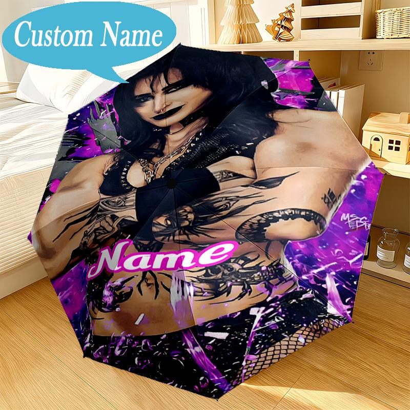 Custom Name Umbrella Rhea Ripley wrestling Umbrella 8-Frame for Travel, Camping, Casual Lightweight Portable, Essential for Family Gifts