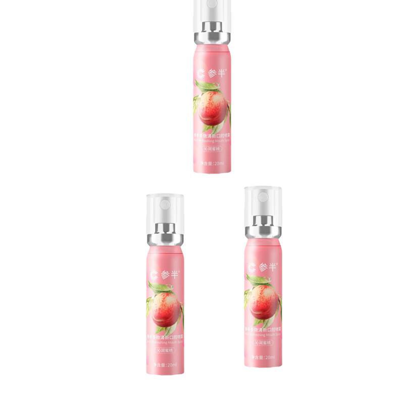 Semi Probiotic Peach Oral Spray 3-Pack