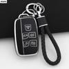 Fashion Tpu Car Key Case Cover For Land Rover Range Rover Sport Evoque Freelander Velar Discovery 4 Jaguar Xe Xj Xf Guitar Fob
