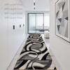 Nordic Geometric Style Long Runner Rug Decoration Home Easy Clean Stair Corridor Carpet Living Room Anti Slip Porch Hallway Mat