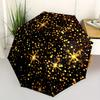 1pc Golden Sparkles Themed High-quality Umbrella,Automatic Opening and Closing Umbrella,Multi-functional Umbrella G0811189