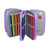 Neatly Organized 4 Level Pencil Holders With 72 Dedicated Slots Waterproof Cloth Fabric Stationeries Organizers Bag