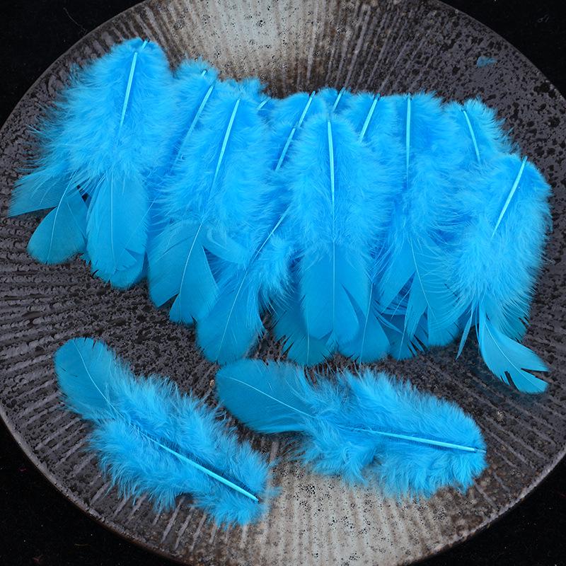 Mixed Color Chicken & Peacock Feathers for DIY Ornaments, Handicrafts, and Handmade Clothing Accessories.
