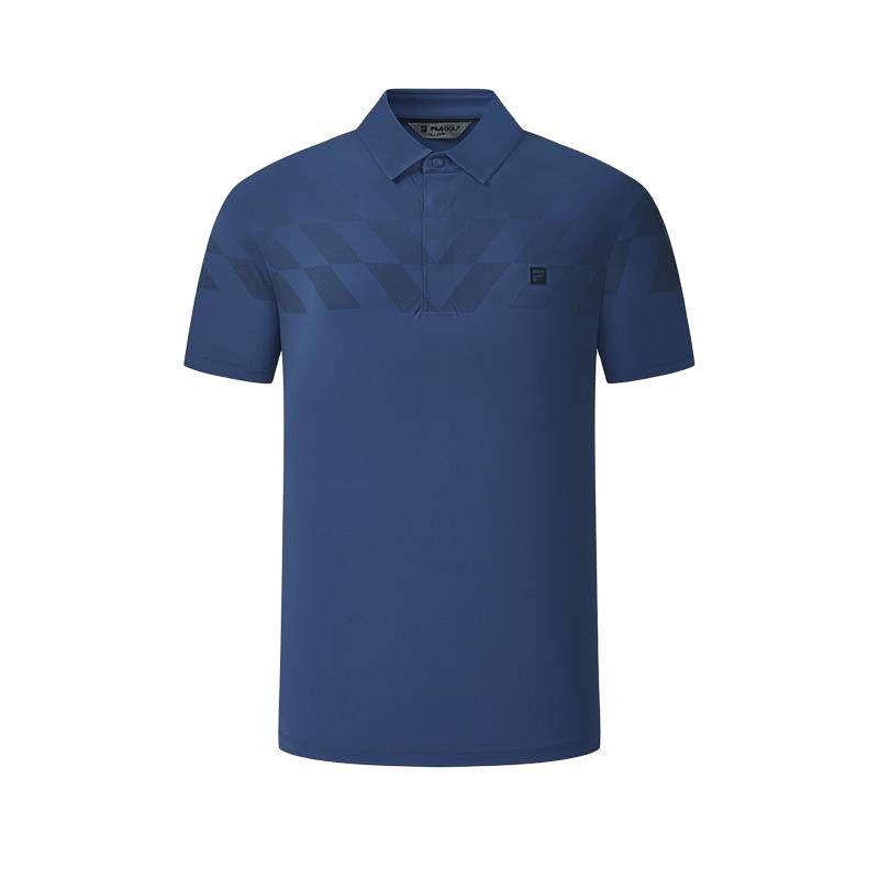 

FILA Golf Series Cool Knit Pullover Comfortable Sports Short Sleeve Polo Shirt Men tops A11M625158F-NV XL