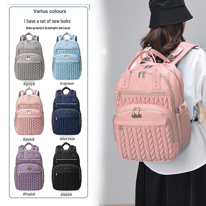 Sac à dos momie haut de gamme: Sac Bébé Spacieux avec Compartiment Lait Isotherme pour Sorties Pratiques