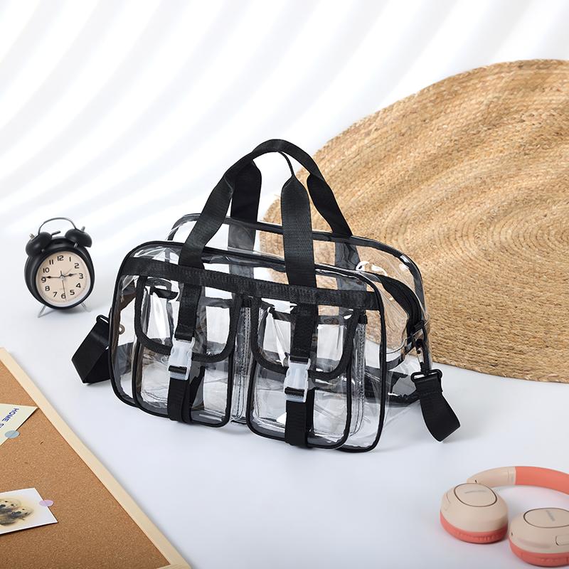 Transparent Travel Bag Women's Large Capacity Yoga Bag Swimming Bag