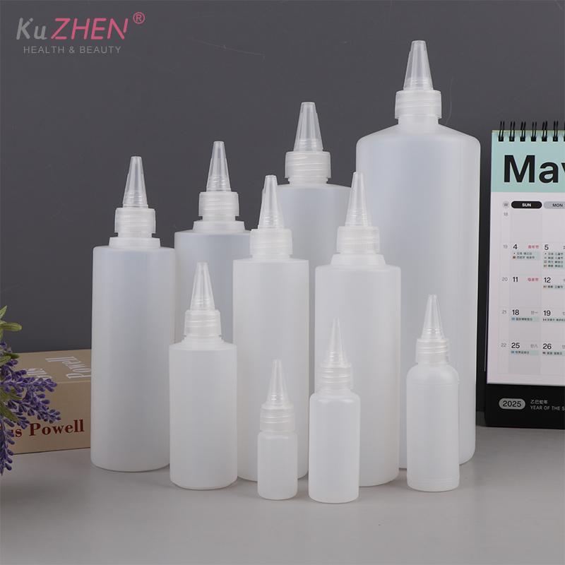 10-1000ML Empty Plastic Squeeze Dropper Bottle With Screw Cap Semi-transparent Eyes Liquid Ink Oil Paint Pigment Container