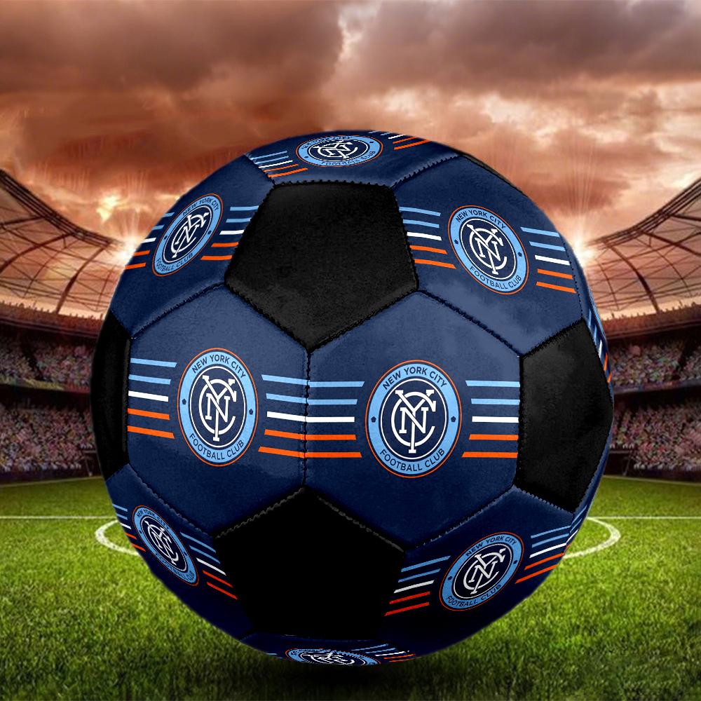 New York City Indoor Soccer Ball Colorful Machine Stitched PVC Size 5 Team Training Competition Ready Durable High-Bounce Cool Sports Gift