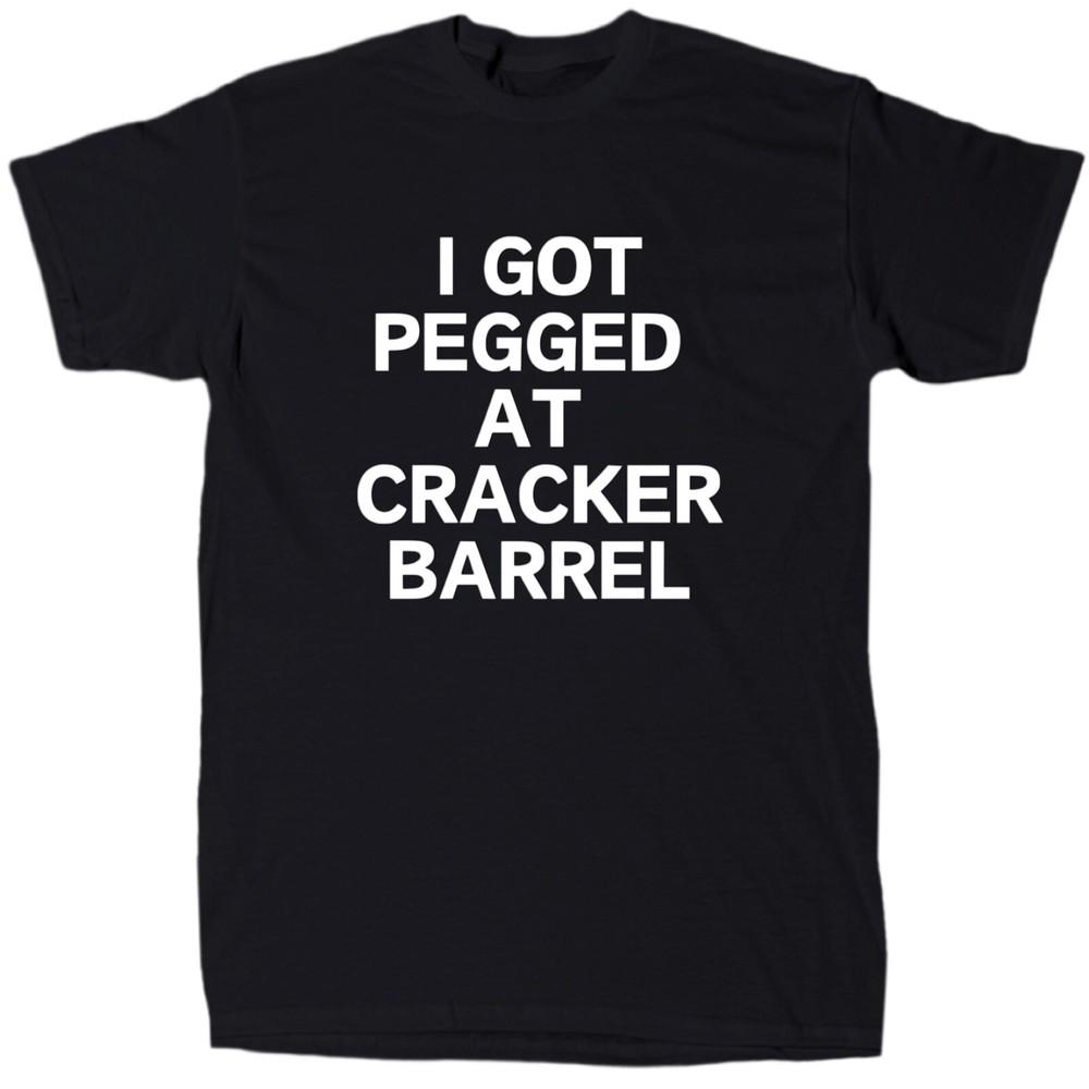 I Got Pegged Men's Funny Offensive Rude Novelty T-Shirt - Cotton - Gift - Crew Unisex T-Shirt