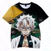 Japanisches Anime Dämonentöter Gedrucktes Teenager T-Shirt Herren Manga Lässig 3D Druck T-Shirts Männlich Klassisch Grafik Streetwear Oberteile