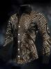 Luxury Embroidered Dragon Phoenix Long Sleeve Shirt, Elegant Formal Wear