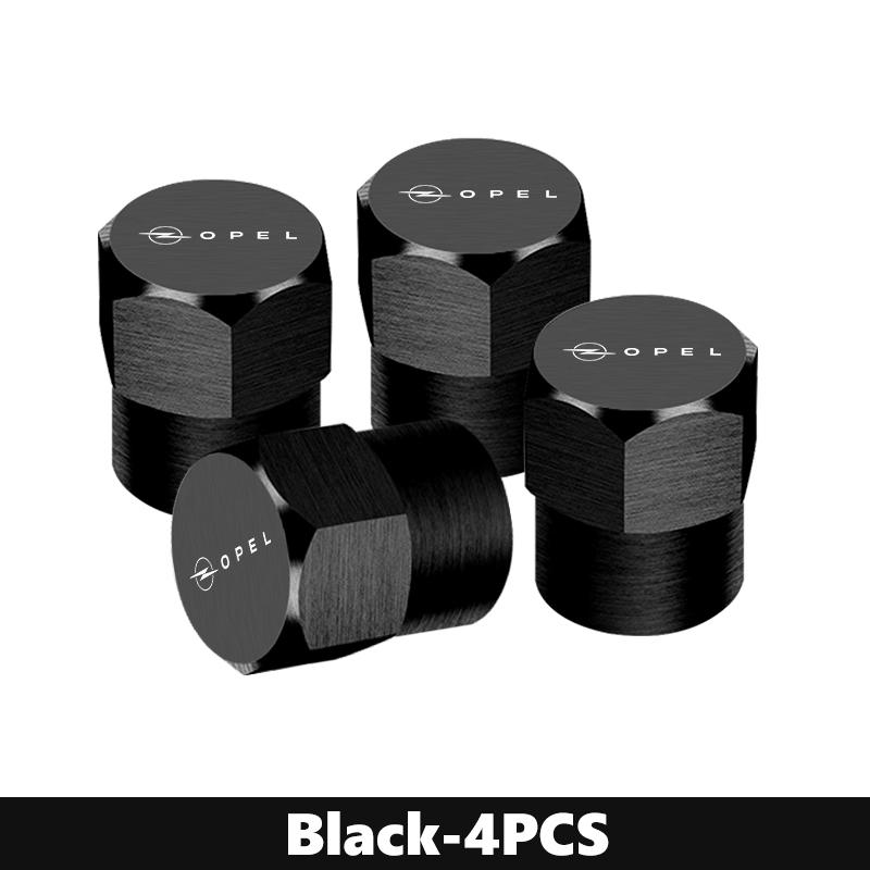For Opel 4Pcs Car Styling Alloy Wheel Tire Valve Cap Stem Cover Protect Accessories Insignia Corsa Zafira Mokka Grandland MOVANO qgi057