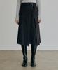 Artid Belted Button-Up Wrap Skirt_2 Colors