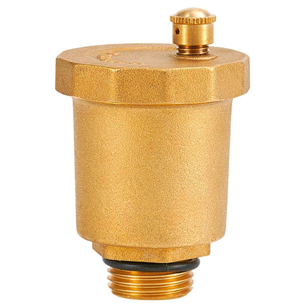 Copper Auto Air Vent Radiator Bleed Valve for Central Heating and Floor Heating Manifold (DN25).
