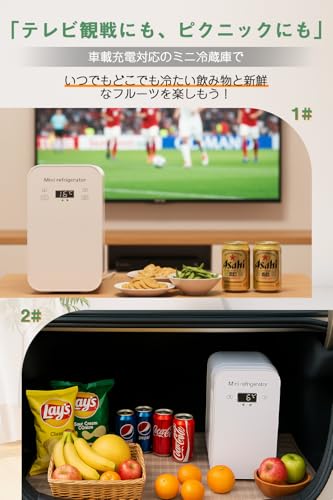 6L Mini Refrigerator, Peltier Technology, Adjustable Temperature, LCD Display, 0°C~55°C, One-Touch Operation, Keeps Food Hot and Cold, Lightweight, Qu