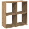 Room Divider Bookshelf Artisan Oak 69.5 x 29 x 69.5 cm